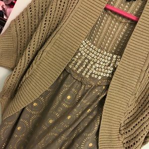 Old Navy summer dress w Apt 9 shrug